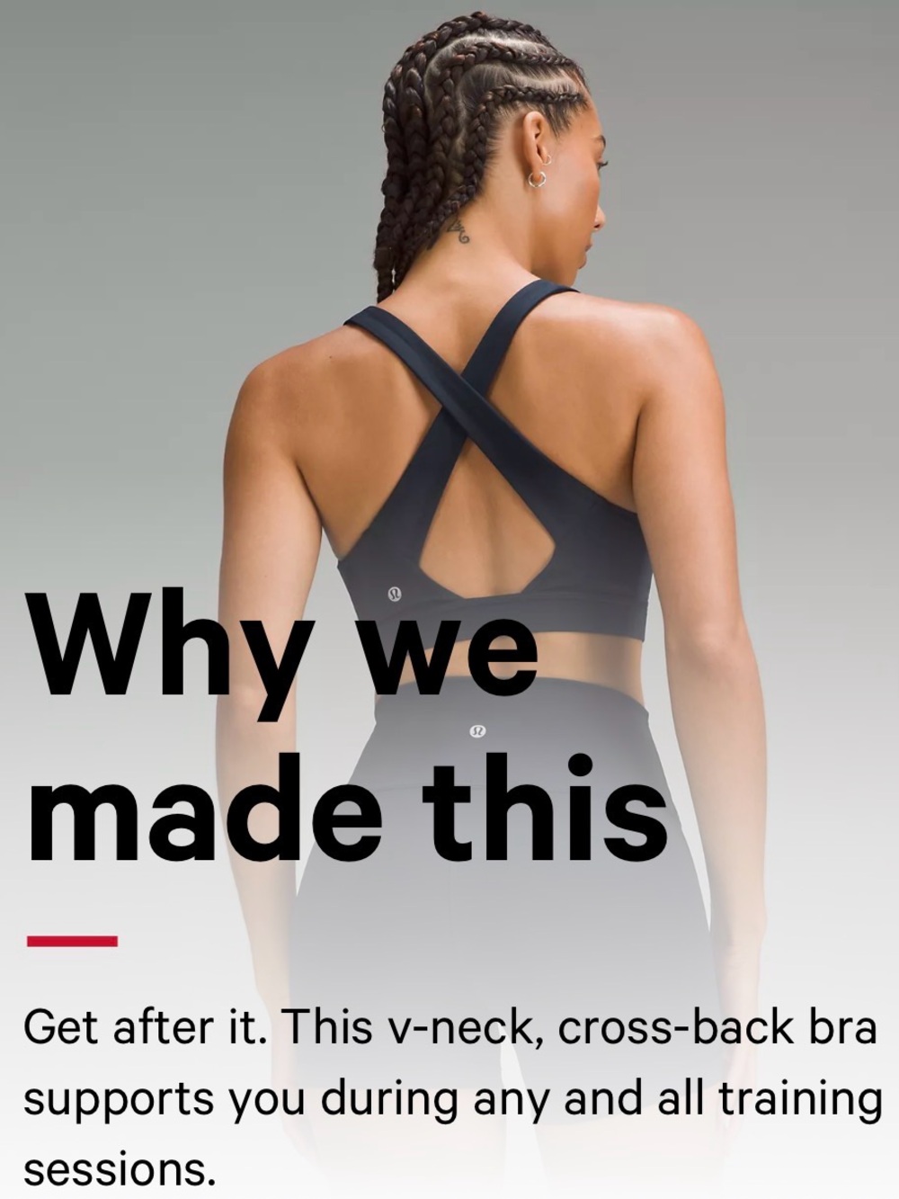 lululemon Envital Bra Medium Support, D/DD Cup (NWT) Storm Teal - Picture 5 of 7
